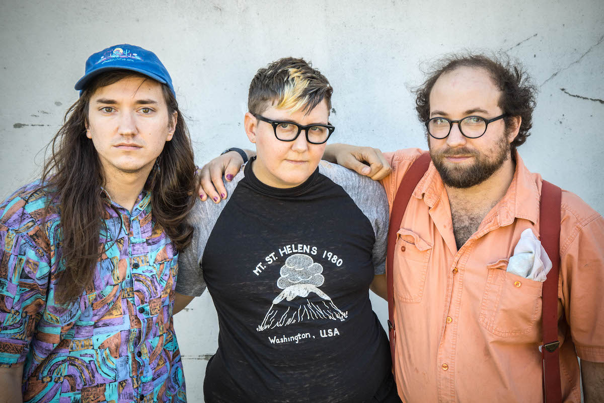 Zach Burba, Clyde Petersen, and Jacob Jaffe. Photo by Joseph P. Traina.