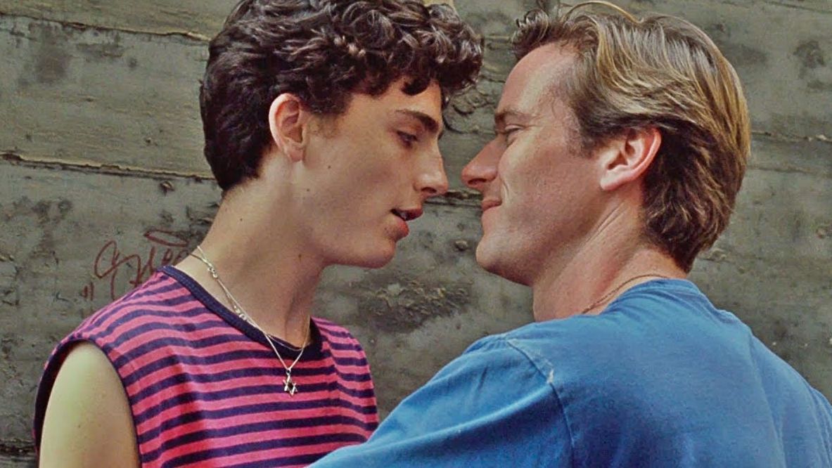 Thimothée Chalamet and Armie Hammer in Call Me By Your Name