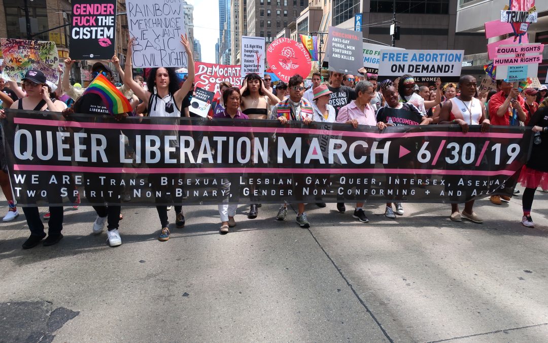 Queer Liberation March. Bryant Park and 5th Ave. Photo: Dave Johnson