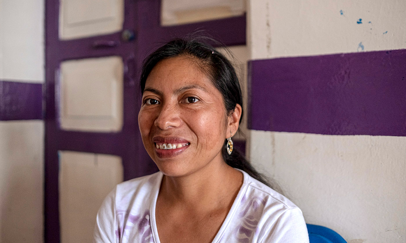 Floriberta Roberto migrated from rural Guatemala to Tapachula, Mexico. She said that T’ja Xuj was the first place where she learned about her rights as a domestic worker.